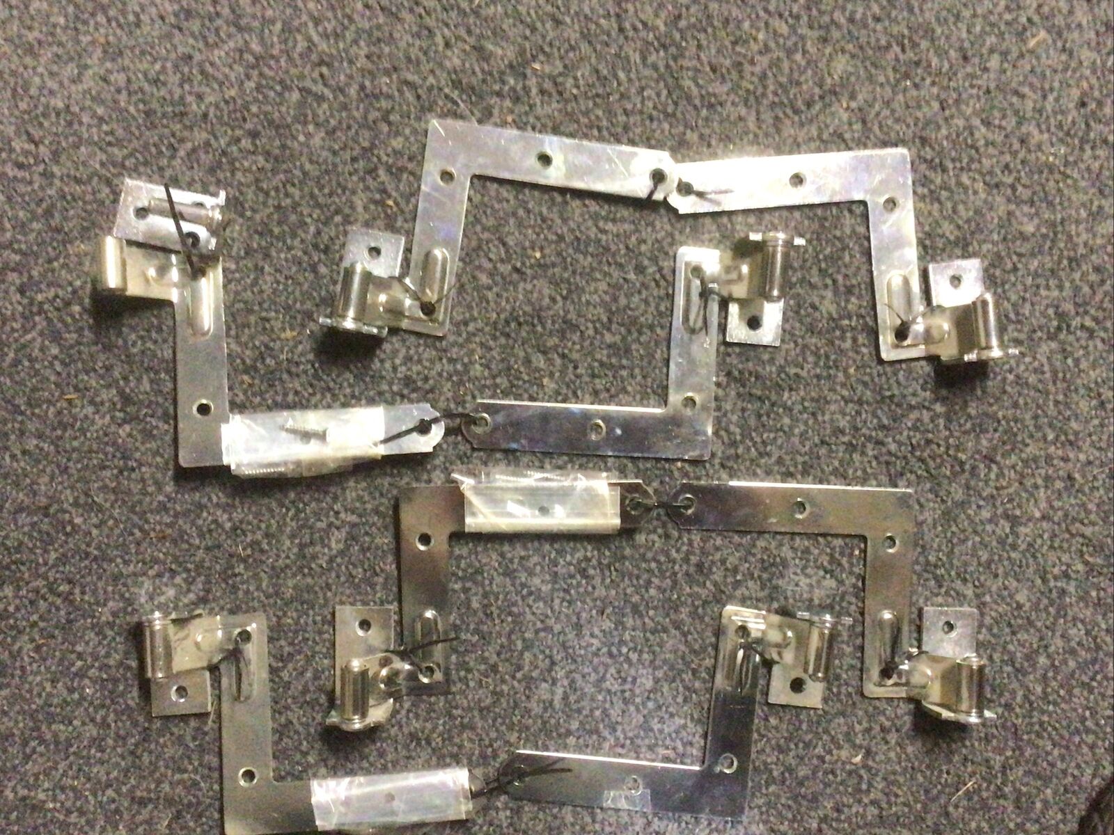 4 Pair Vintage Shutter Hinges New Old Stock